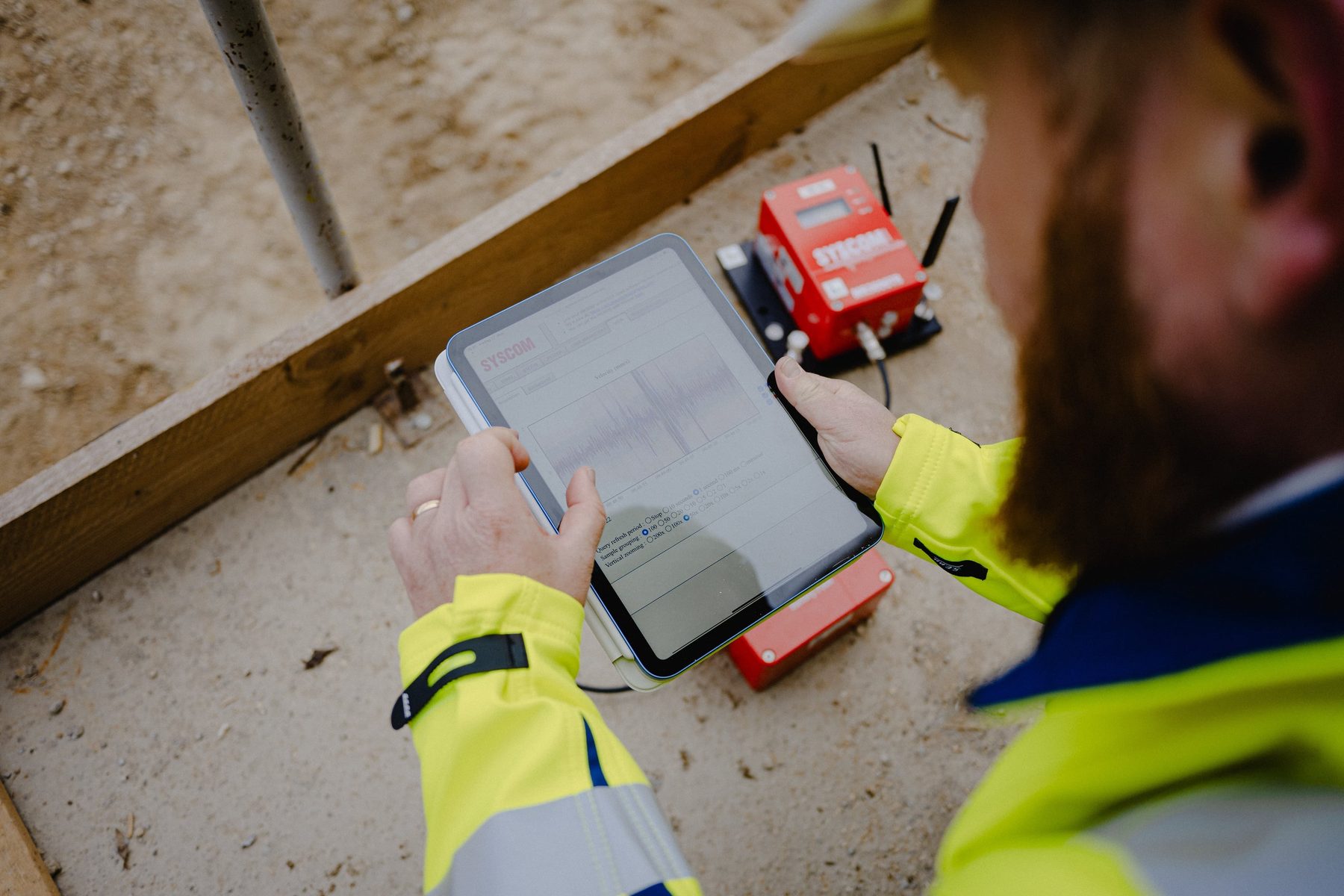 Erschütterungsmessungen Syscom Tablet – inGeo GmbH