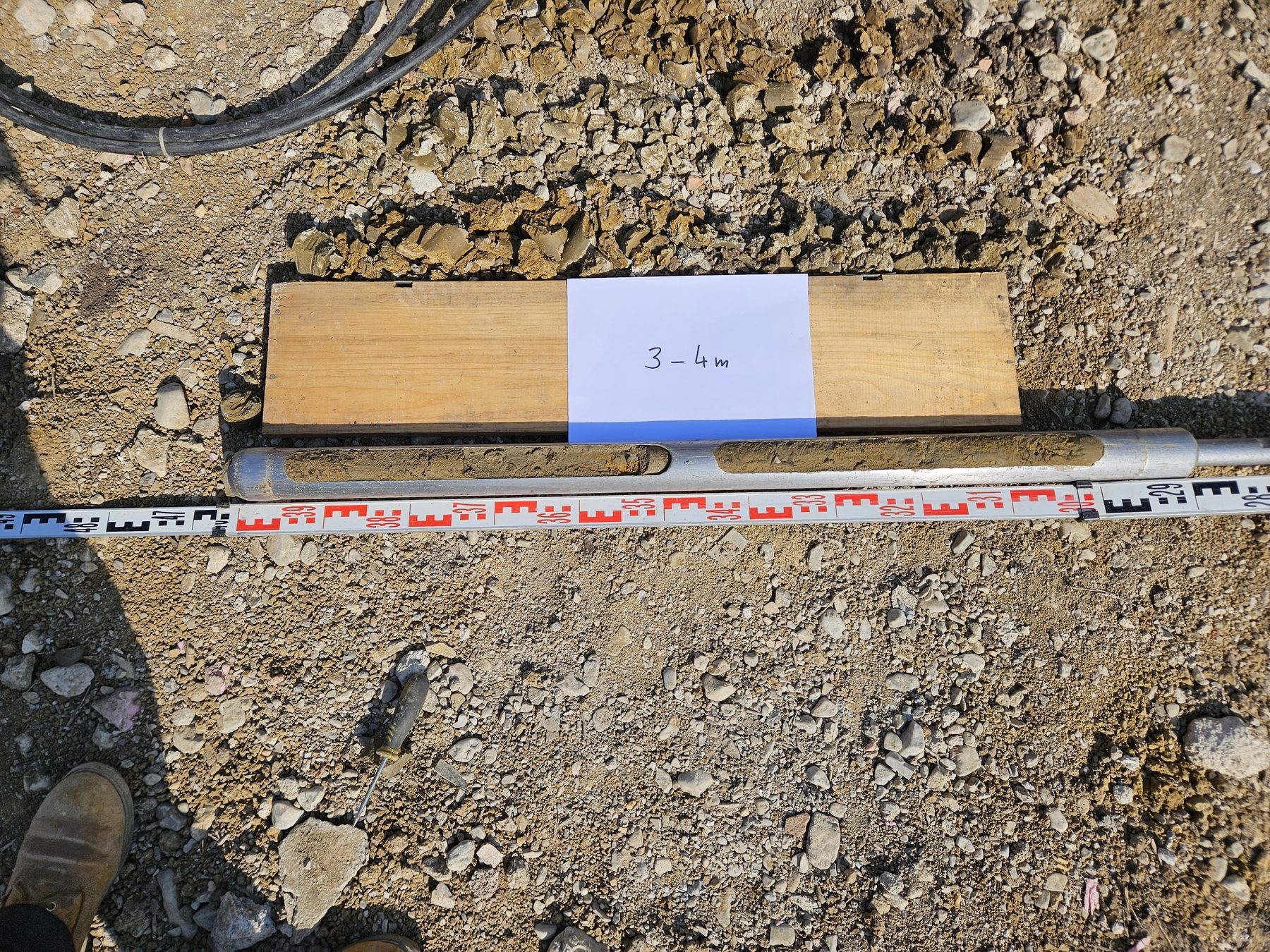 Rammkernsondierung Bodenkern 3-4m – inGeo GmbH